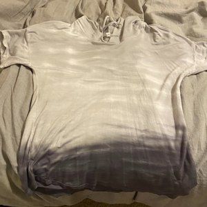 Ombre long sleeve hoodie